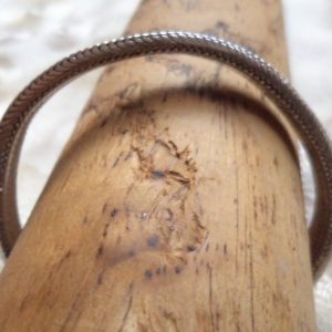 Eckig Silber Armband 20,5 cm Handarbeit 6,5 x 3 mm Breit Massiv Schlangenkette