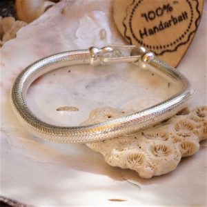 Massiv Schlicht Armband 925er Silber Ø 5,5 mm 17,5 / 18 / 20 cm Schlangenkette