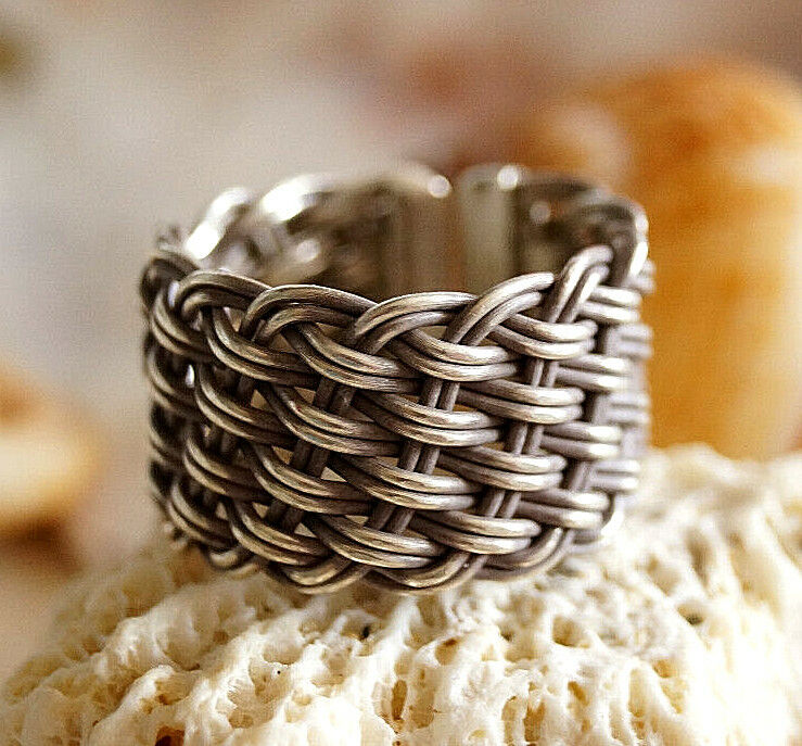 Webmuster 980er Silberring Offen 53-58 56-60 57-61 59-63 61-65 Silber Ring