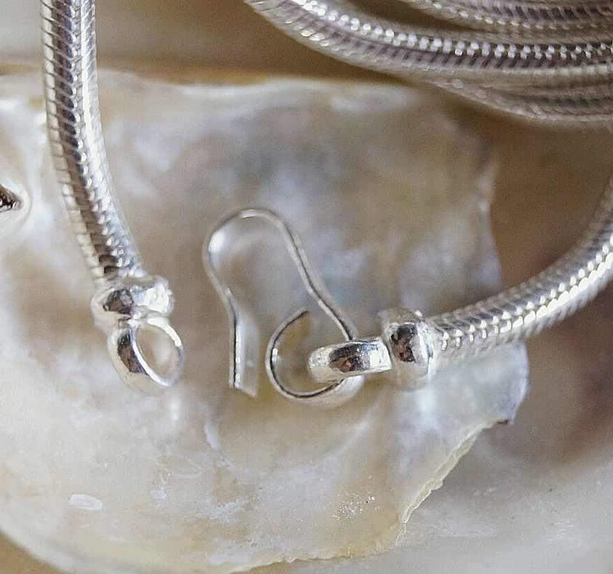 53 cm Schlangenkette Kette Ø 4,5 mm Handarbeit Halskette 925 Silber Silberkette – Bild 7