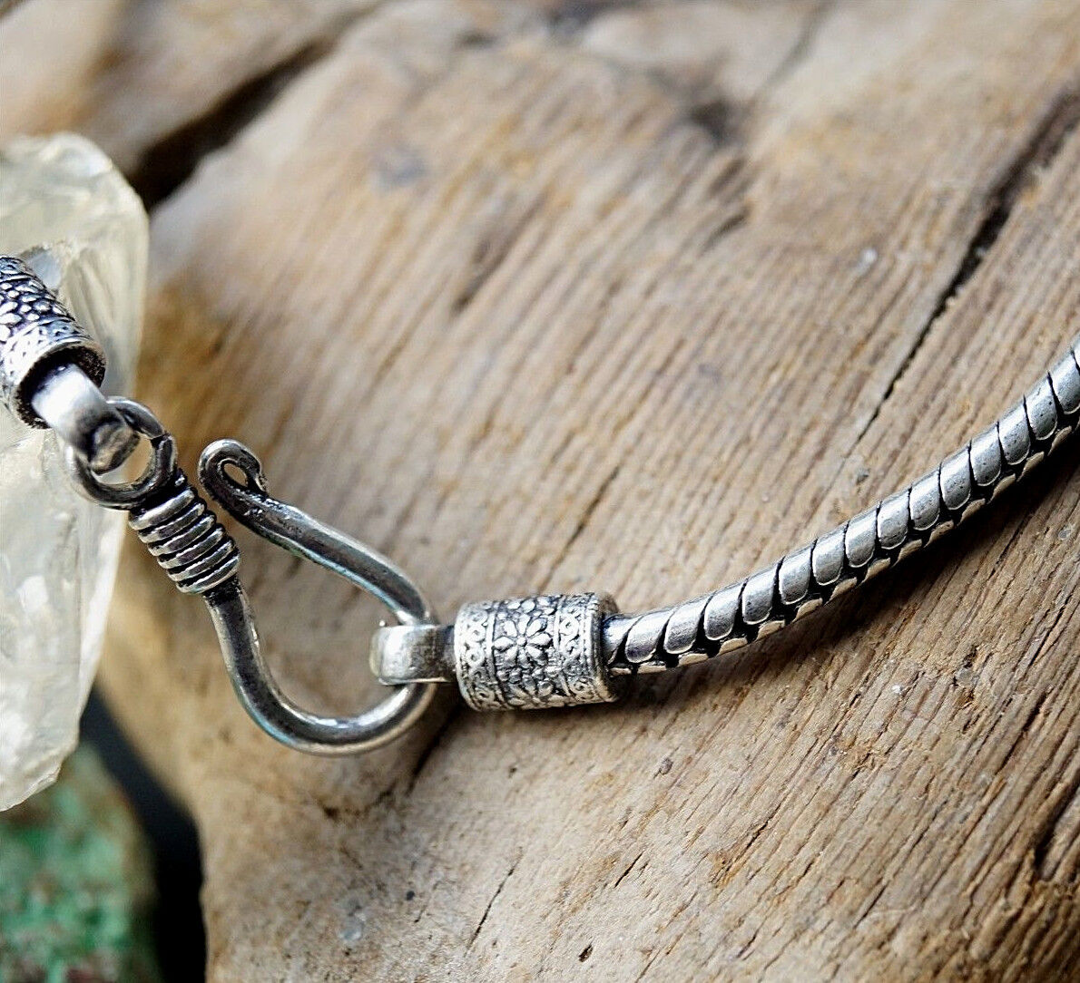 Handarbeit Silberarmband 21 cm Ø 3 mm Verspielt Silber Schlangenkette Armband – Bild 6