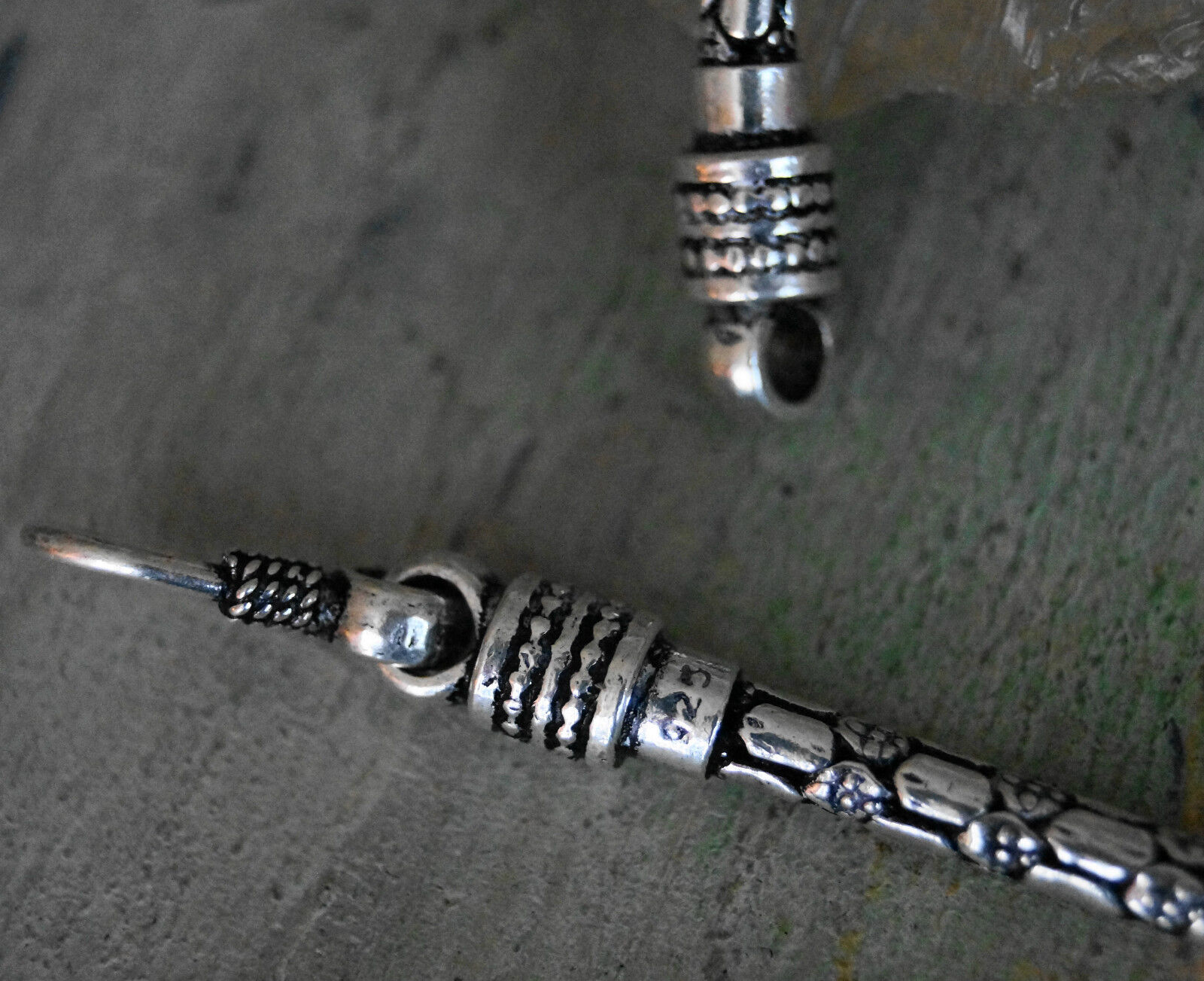 Halskette Massiv 46 49,5 51 cm Dick Ø 4,2 mm Schlangenkette Vintage Design – Bild 7